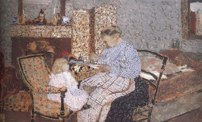 Edouard Vuillard Annette soup